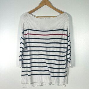 Reitmans boat neck top with 3/4 sleeves in XXL